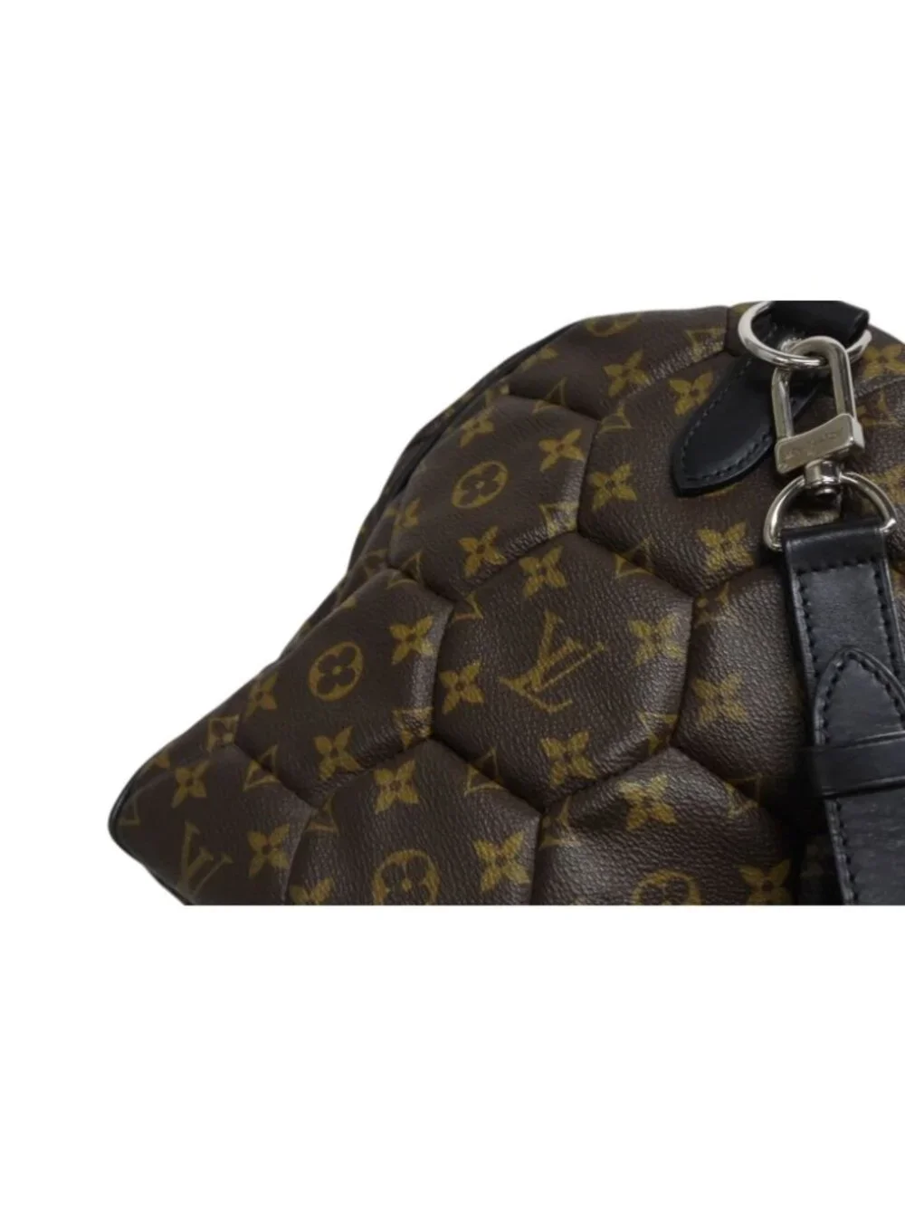 Louis Vuitton Keepall Bandouliere 45 Boston Bag Monogram Macassar Hexagon